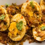 Masala Anda Fry made using chicken Egg is an Indian starter